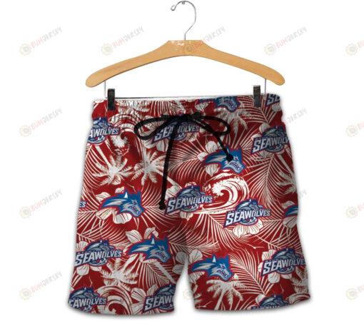 Stony Brook Seawolves Men Shorts Tropical Seamless