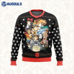 Studio Ghibli Xmas Main Ugly Sweaters For Men Women Unisex