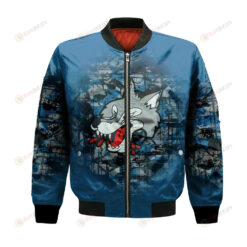 Sudbury Wolves Bomber Jacket 3D Printed Camouflage Vintage