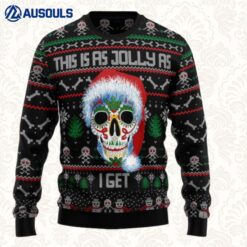 Sugar Skull Christmas Ugly Sweaters For Men Women Unisex
