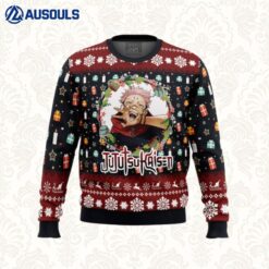 Sukuna Christmas Jujutsu Kaisen Ugly Sweaters For Men Women Unisex