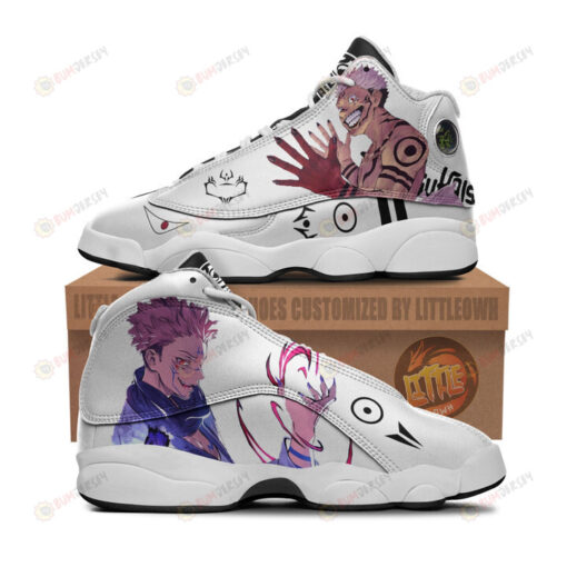 Sukuna Ryomen Shoes Jujutsu Kaisen Anime Air Jordan 13 Shoes Sneakers