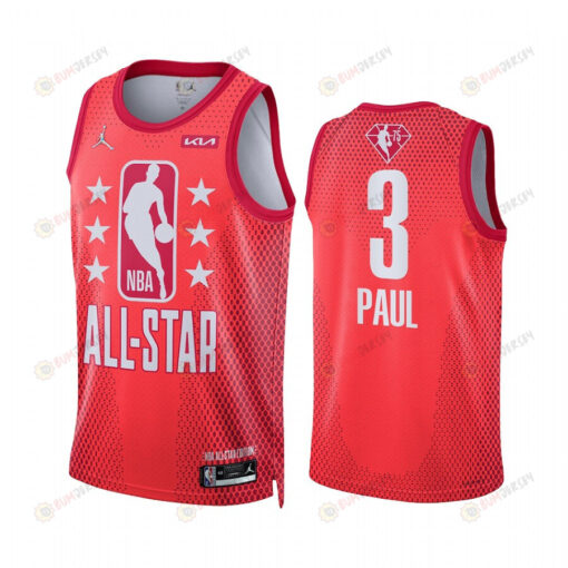 Suns Chris Paul 3 2022 All-Star Jersey Maroon Reserves Uniform