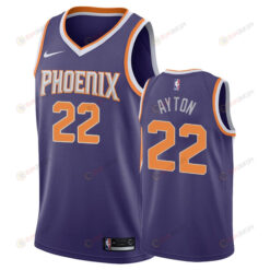 Suns Male DeAndre Ayton 22 Icon Edition Blue Jersey