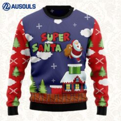 Super Santa Ugly Sweaters For Men Women Unisex