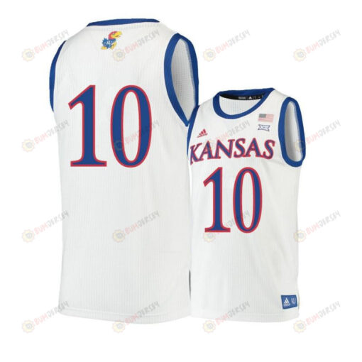 Sviatoslav Mykhailiuk 10 Kansas Jayhawks Basketball Men Jersey - Beige