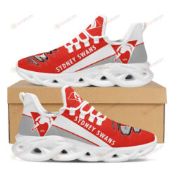 Sydney Swans Logo Torn Pattern 3D Max Soul Sneaker Shoes In Red