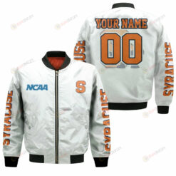 Syracuse Orange 3D Customized Name Pattern Bomber Jacket