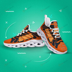 Syracuse Orange Logo Hole Pattern 3D Max Soul Sneaker Shoes In Orange