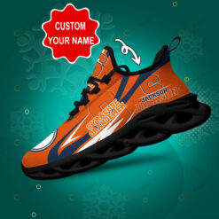 Syracuse Orange Logo Line Pattern Custom Name 3D Max Soul Sneaker Shoes