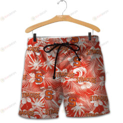 Syracuse Orange Men Shorts Tropical Seamless