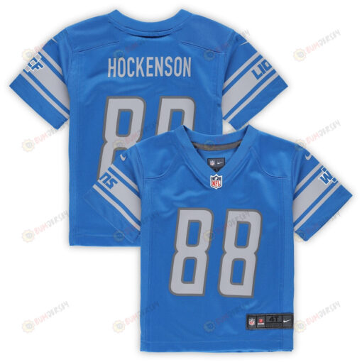 T.J. Hockenson 88 Detroit Lions Toddler Game Jersey - Blue