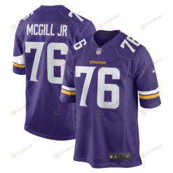 T.Y. McGill Jr. Minnesota Vikings Game Player Jersey - Purple