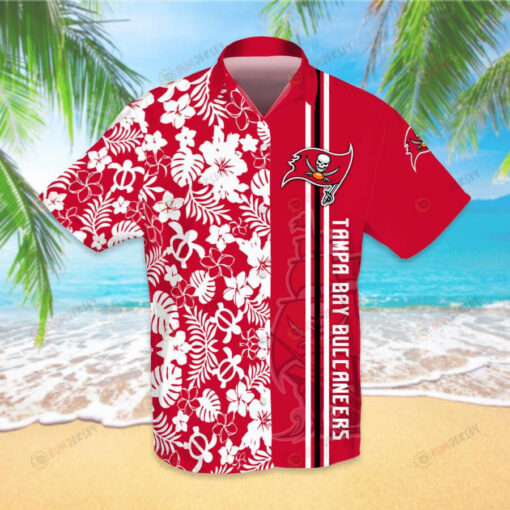 TBB Red White Short Sleeve Hawaiian Shirt Summer Vibes
