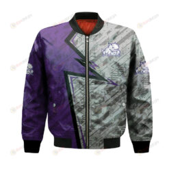 TCU Horned Frogs Bomber Jacket 3D Printed Abstract Pattern Sport