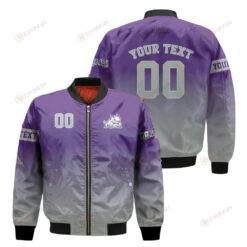 TCU Horned Frogs Fadded Bomber Jacket 3D Printed