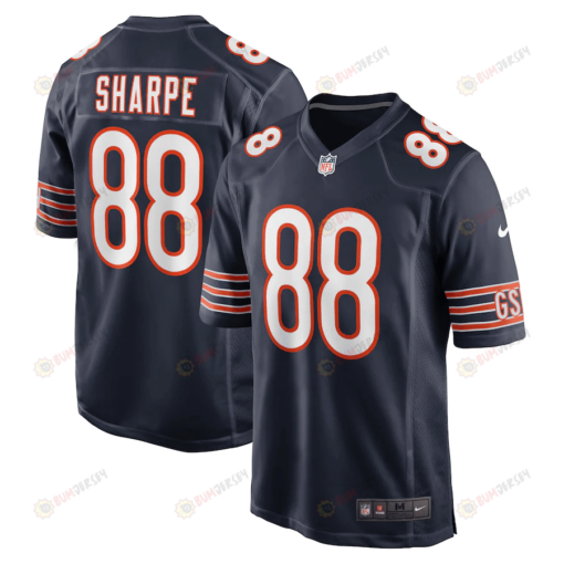 Tajae Sharpe Chicago Bears Game Player Jersey - Navy