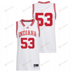 Tamar Bates 53 White Indiana Hoosiers 2022 College Basketball Reverse Retro Jersey