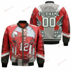 Tampa Bay Buccaneers Super Bowl Champions Tom Brady Customized Pattern Bomber Jacket
