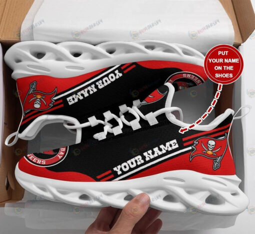 Tampa Bay Buccaneers Team Logo Custom Name 3d Blade Shoes Sneaker