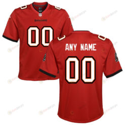 Tampa Bay Buccaneers Youth Custom 00 Game Jersey - Red
