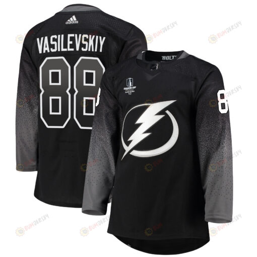 Tampa Bay Lightning Andrei Vasilevskiy 88 alternate 2022 Stanley Cup Final Breakaway Men Jersey - black