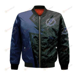 Tampa Bay Lightning Bomber Jacket 3D Printed Abstract Pattern Sport