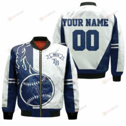 Tampa Bay Rays 3D Customized Pattern Bomber Jacket