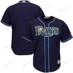 Tampa Bay Rays Big And Tall Cool Base Team Jersey - Navy