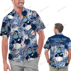 Tampa Bay Rays Custom Name - Hawaiian Shirt