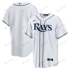 Tampa Bay Rays Home Blank Men Jersey - White