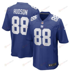 Tanner Hudson New York Giants Game Player Jersey - Royal