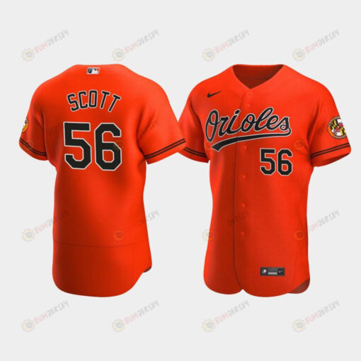 Tanner Scott 56 Baltimore Orioles Orange Alternate Jersey Jersey