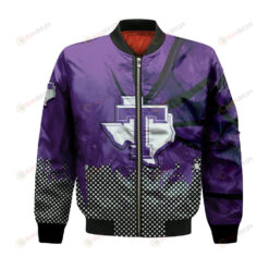 Tarleton State Texans Bomber Jacket 3D Printed Basketball Net Grunge Pattern