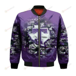 Tarleton State Texans Bomber Jacket 3D Printed Camouflage Vintage