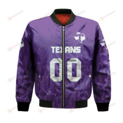 Tarleton State Texans Bomber Jacket 3D Printed Team Logo Custom Text And Number