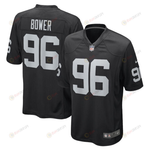 Tashawn Bower Las Vegas Raiders Game Player Jersey - Black