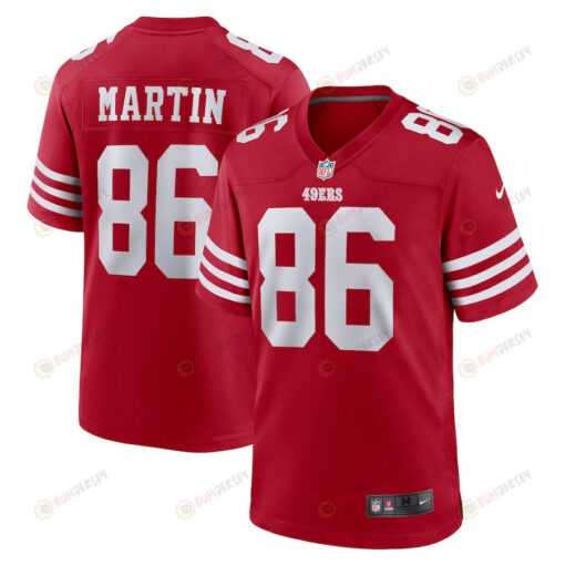 Tay Martin San 86 Francisco 49ers Home Game Player Jersey - Scarlet