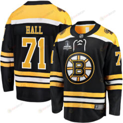 Taylor Hall 71 Boston Bruins Stanley Cup 2023 Playoffs Patch Home Breakaway Men Jersey - Black