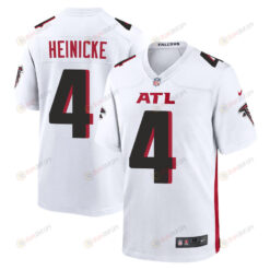 Taylor Heinicke 4 Atlanta Falcons Men's Jersey - White