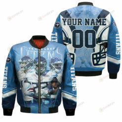 Team Tennessee Titans 3D Customized Pattern Bomber Jacket