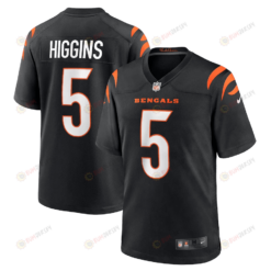 Tee Higgins 5 Cincinnati Bengals Game Jersey - Black
