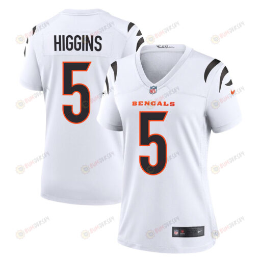 Tee Higgins 5 Cincinnati Bengals WoMen's Jersey - White