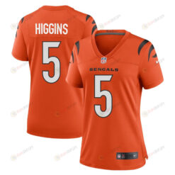 Tee Higgins 5 Cincinnati Bengals Women Alternate Game Jersey - Orange