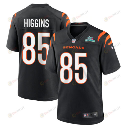 Tee Higgins 85 Cincinnati Bengals Super Bowl LVII Champions Men's Jersey - Black