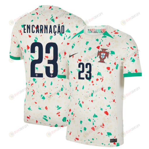 Telma Encarna??o 23 Portugal Women's National Team 2023-24 World Cup Away Men Jersey