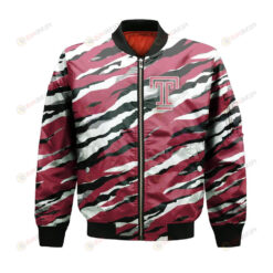 Temple Owls Bomber Jacket 3D Printed Sport Style Team Logo Pattern