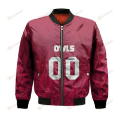 Temple Owls Bomber Jacket 3D Printed Team Logo Custom Text And Number