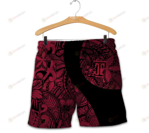 Temple Owls Men Shorts Polynesian