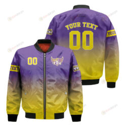 Tennessee Tech Golden Eagles Fadded Bomber Jacket 3D Printed